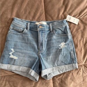 Hollister Women's Light Blue Jean Shorts (NWT)